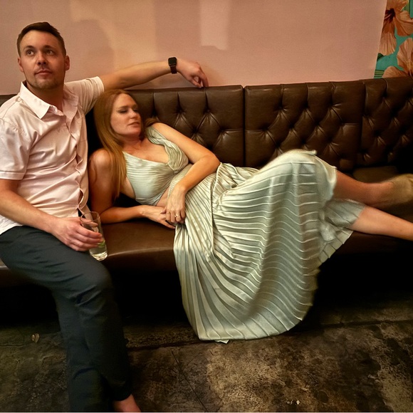 Aritzia showpiece satin dress - limited edition and sold out online - Picture 11 of 14